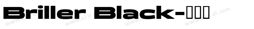 Briller Black字体转换